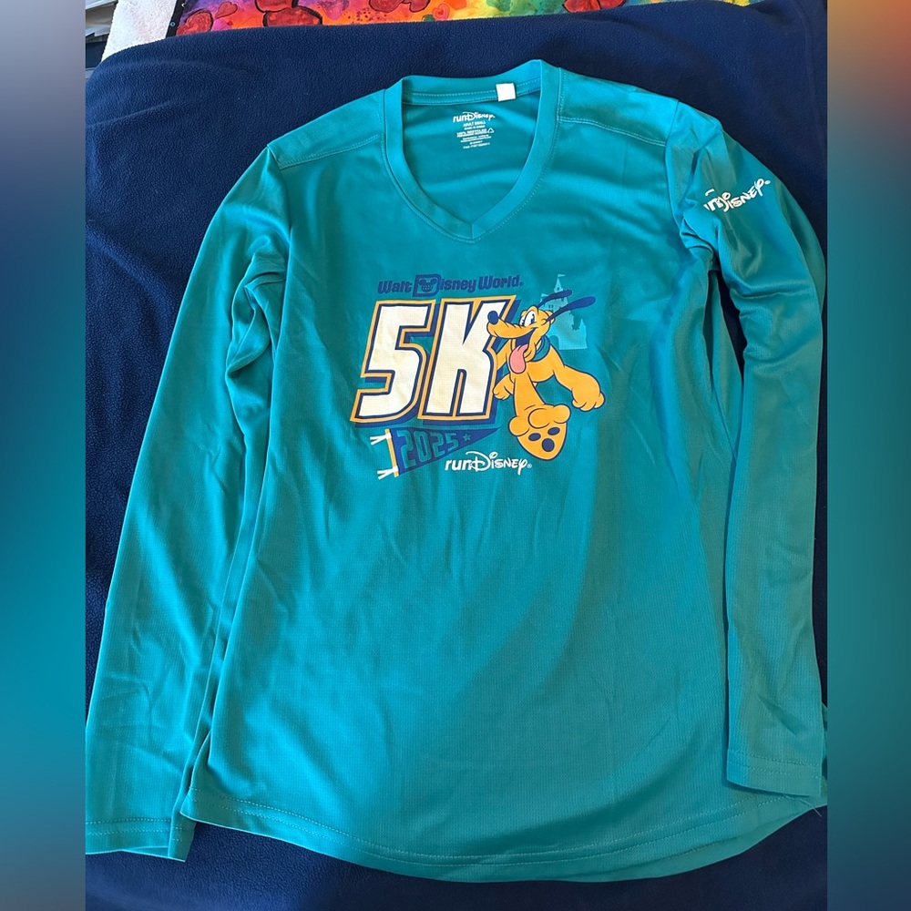 2025 Walt Disney World Marathon Weekend 5k Long Sleeve Tech Tee